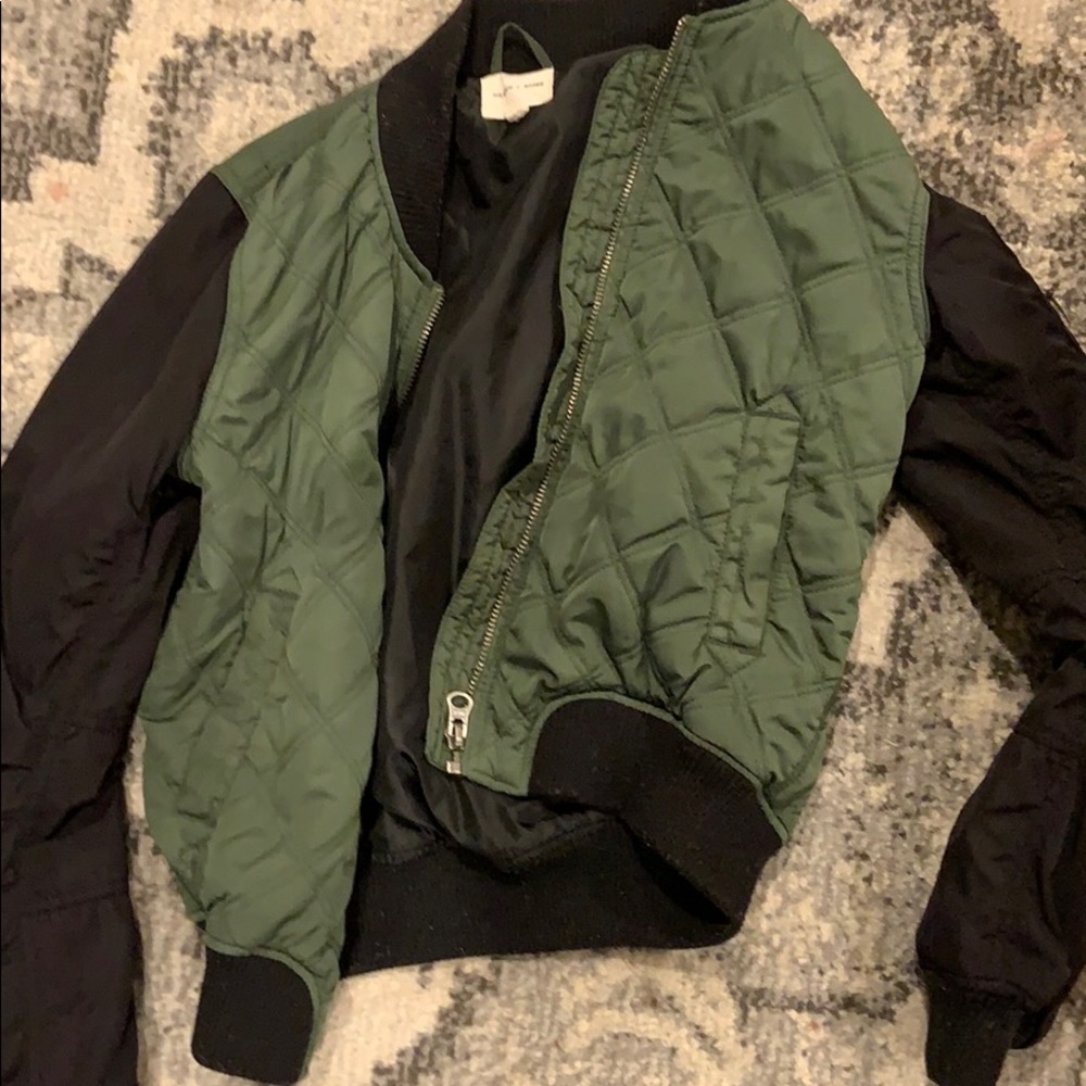 Bomber quilted jacket